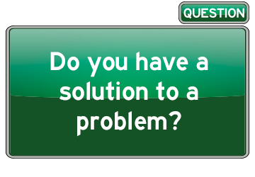 Do you have a solution to the problem?
